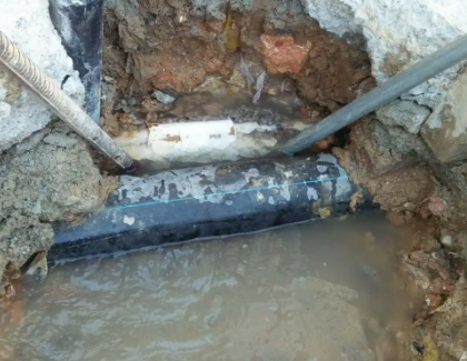 黄龙测漏水之水管漏水